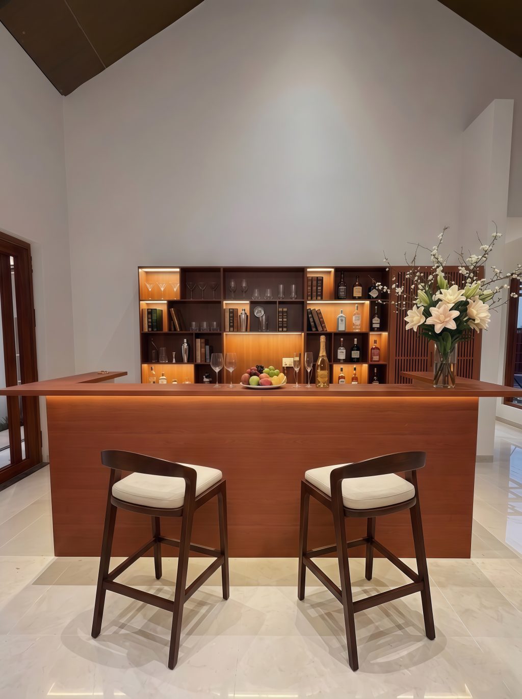Quầy pha chế tại gia được thi công bởi TOÀN THỊNH PHÁT