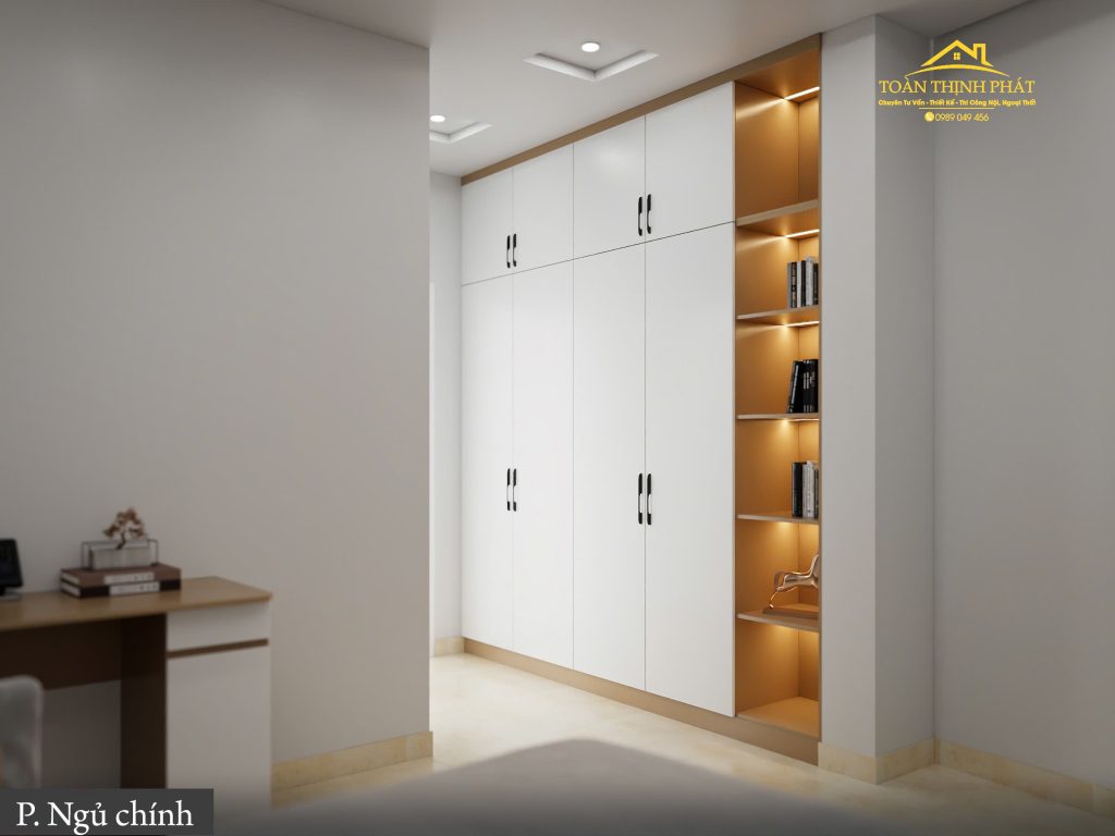Thi công thiết kế nội thất phòng ngủ hiện đại